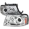 Spec-D Tuning 04-08 Ford F150 Halo LED Projector Chrome 2LHP-F15004-TM - alternate 1